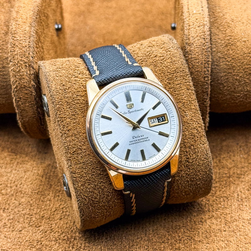 Seiko Seiko - Sportsmatic 5 Deluxe 禅輪 – Zen Circle - No reserve price - 7606-7992 - Men - 1965 vintage watch - image 4