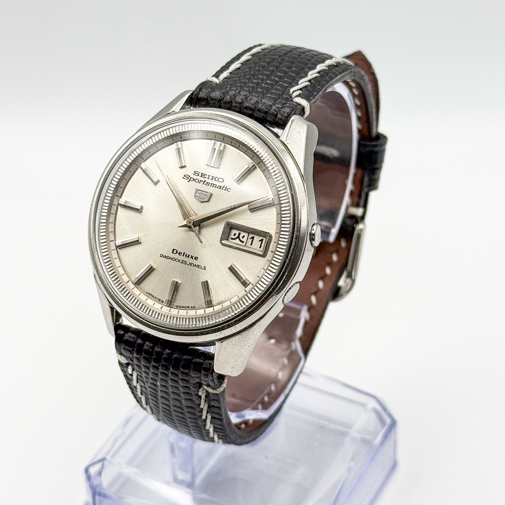 Seiko - Sportsmatic 5 Deluxe [Near-Mint] 白映 (Haku’ei) – White Reflection - No reserve price - 7619-7010 - Men - 1965