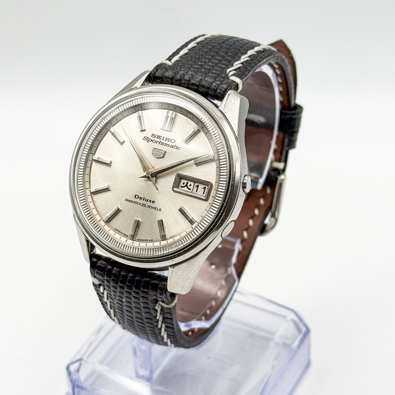 Seiko Seiko - Sportsmatic 5 Deluxe [Near-Mint] 白映 (Haku’ei) – White Reflection - No reserve price - 7619-7010 - Men - 1965 vintage watch - image 1