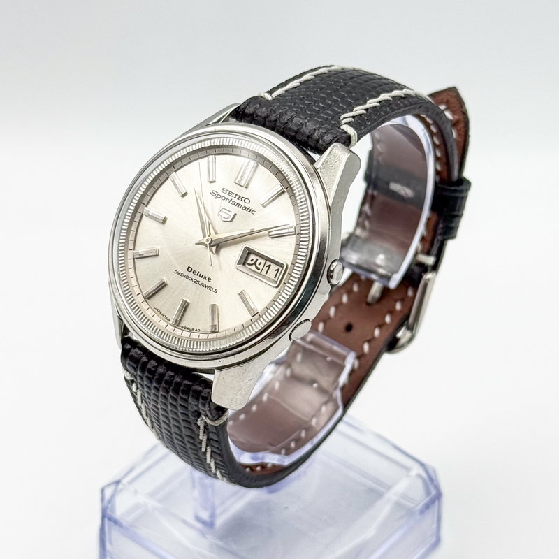 Seiko Seiko - Sportsmatic 5 Deluxe [Near-Mint] 白映 (Haku’ei) – White Reflection - No reserve price - 7619-7010 - Men - 1965 vintage watch - image 2