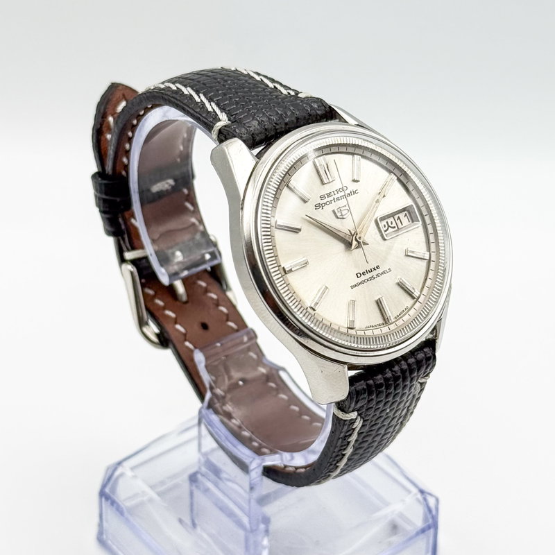 Seiko Seiko - Sportsmatic 5 Deluxe [Near-Mint] 白映 (Haku’ei) – White Reflection - No reserve price - 7619-7010 - Men - 1965 vintage watch - image 4