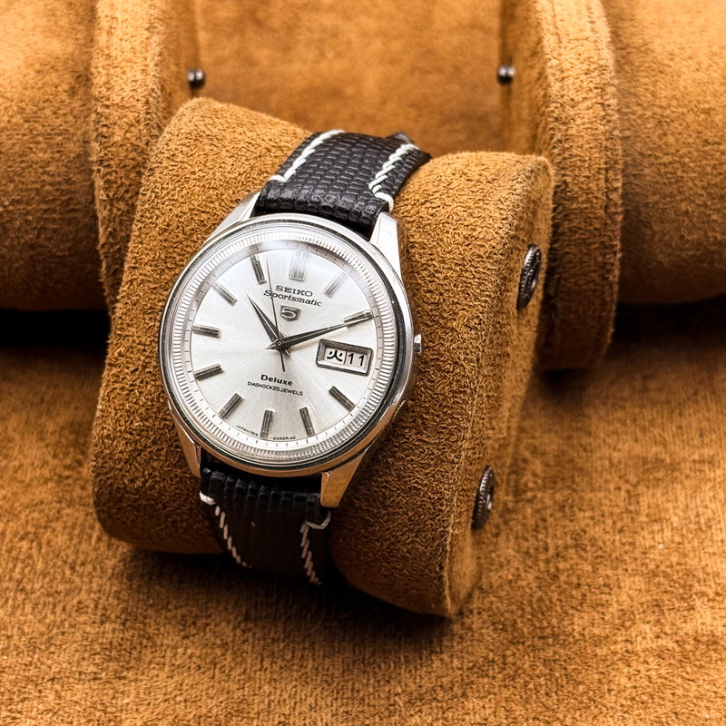 Seiko Seiko - Sportsmatic 5 Deluxe [Near-Mint] 白映 (Haku’ei) – White Reflection - No reserve price - 7619-7010 - Men - 1965 vintage watch - image 9
