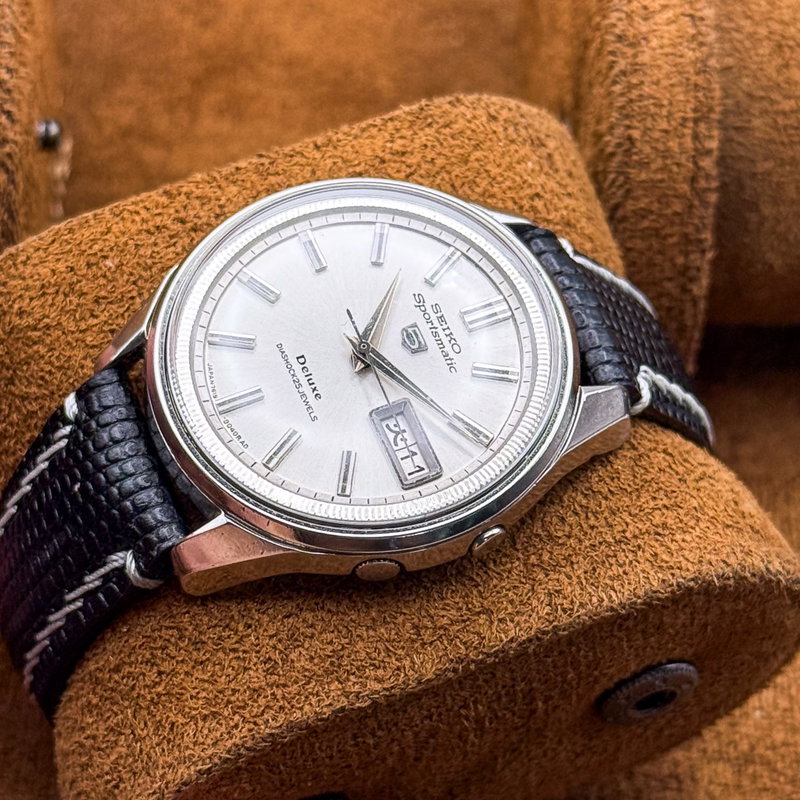 Seiko Seiko - Sportsmatic 5 Deluxe [Near-Mint] 白映 (Haku’ei) – White Reflection - No reserve price - 7619-7010 - Men - 1965 vintage watch - image 14