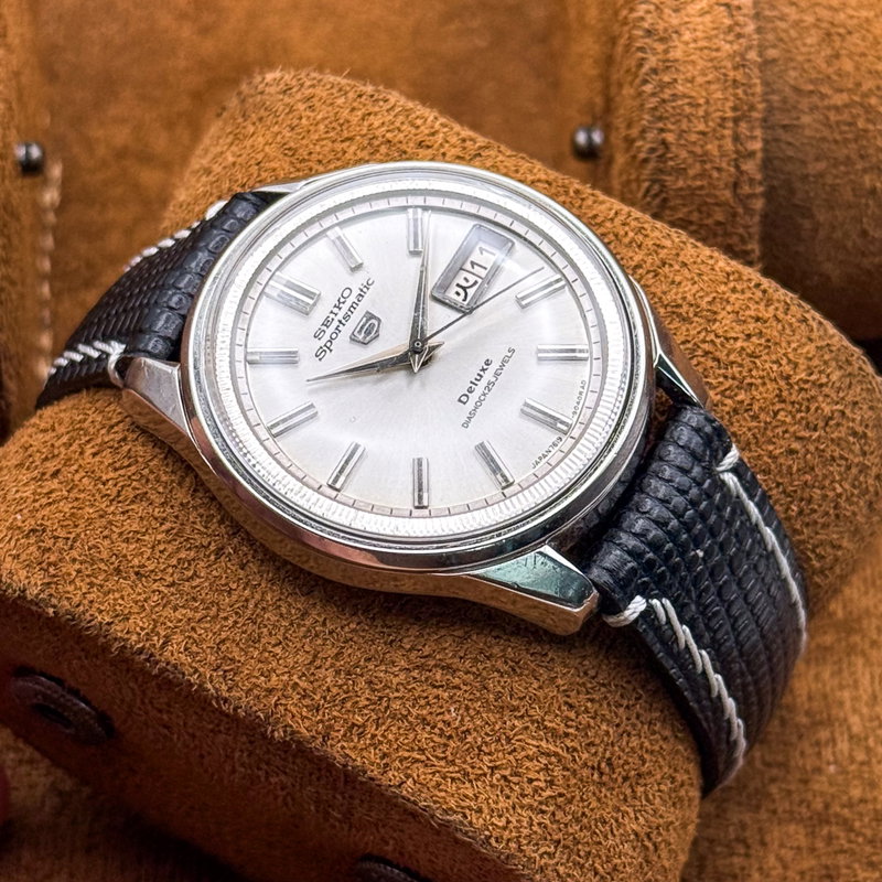 Seiko Seiko - Sportsmatic 5 Deluxe [Near-Mint] 白映 (Haku’ei) – White Reflection - No reserve price - 7619-7010 - Men - 1965 vintage watch - image 15