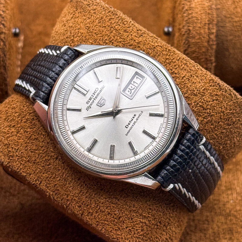 Seiko Seiko - Sportsmatic 5 Deluxe [Near-Mint] 白映 (Haku’ei) – White Reflection - No reserve price - 7619-7010 - Men - 1965 vintage watch - image 16