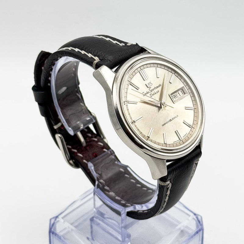 Seiko Seiko - Sportsmatic Deluxe 薄影 (Usu-kage) – Soft Shadow - No reserve price - 7619-7010 - Men - 1965 vintage watch - image 4