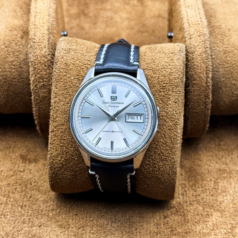 Seiko Seiko - Sportsmatic Deluxe 薄影 (Usu-kage) – Soft Shadow - No reserve price - 7619-7010 - Men - 1965 vintage watch - image 9
