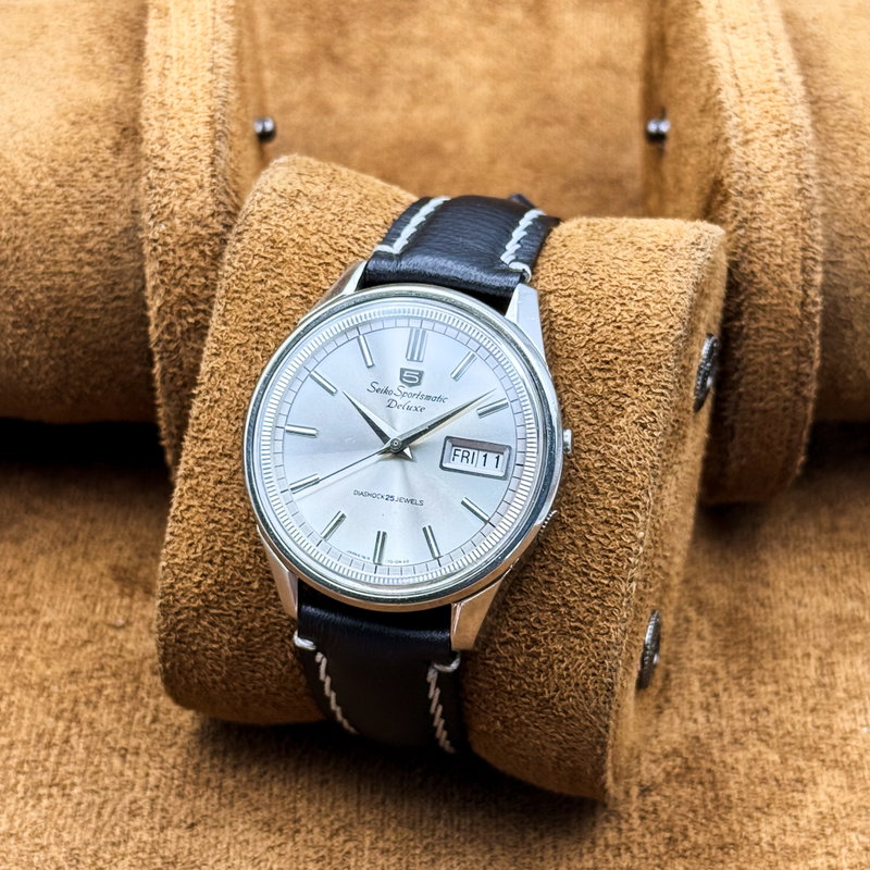 Seiko Seiko - Sportsmatic Deluxe 薄影 (Usu-kage) – Soft Shadow - No reserve price - 7619-7010 - Men - 1965 vintage watch - image 10