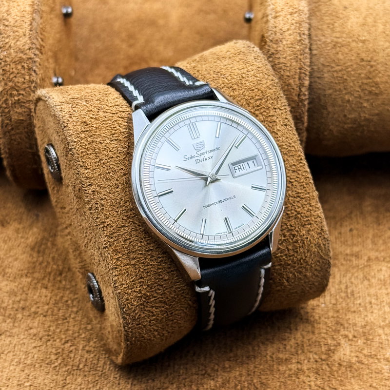 Seiko Seiko - Sportsmatic Deluxe 薄影 (Usu-kage) – Soft Shadow - No reserve price - 7619-7010 - Men - 1965 vintage watch - image 12
