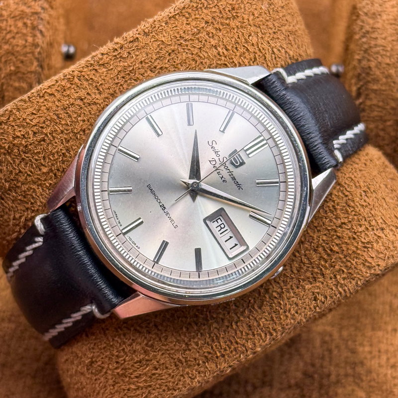 Seiko Seiko - Sportsmatic Deluxe 薄影 (Usu-kage) – Soft Shadow - No reserve price - 7619-7010 - Men - 1965 vintage watch - image 15