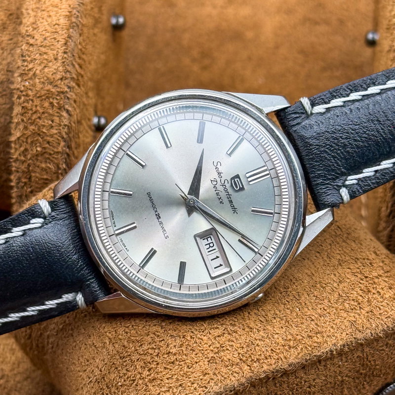 Seiko Seiko - Sportsmatic Deluxe 薄影 (Usu-kage) – Soft Shadow - No reserve price - 7619-7010 - Men - 1965 vintage watch - image 18