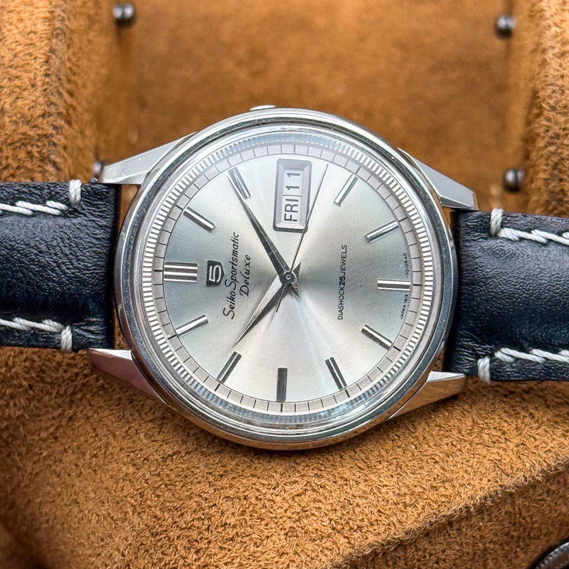Seiko Seiko - Sportsmatic Deluxe 薄影 (Usu-kage) – Soft Shadow - No reserve price - 7619-7010 - Men - 1965 vintage watch - image 19