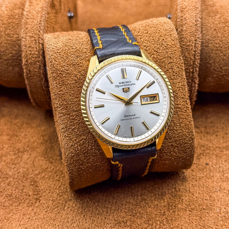 Seiko Seiko - Sportsmatic Deluxe [Near-Mint] 縁光 (Enkō) – Framed Light - No reserve price - 7619-7040 - Men - 1965 vintage watch - image 4