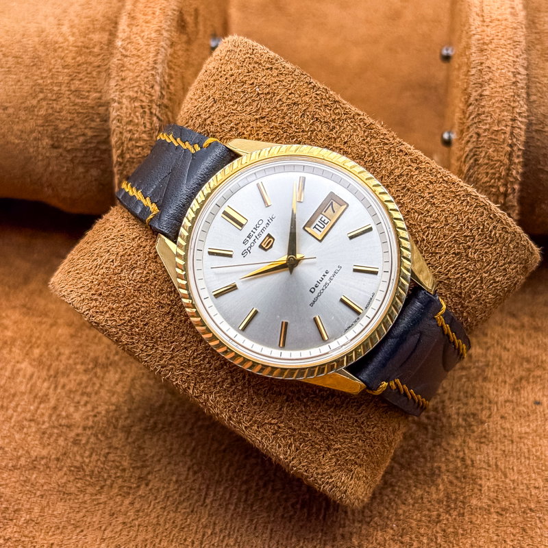 Seiko Seiko - Sportsmatic Deluxe [Near-Mint] 縁光 (Enkō) – Framed Light - No reserve price - 7619-7040 - Men - 1965 vintage watch - image 5