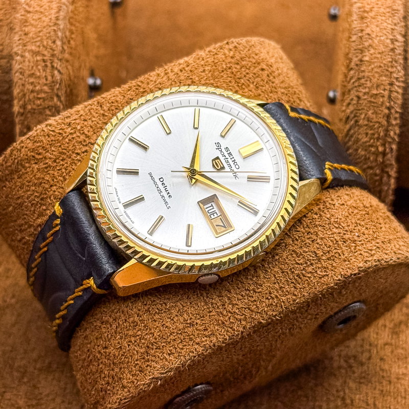 Seiko Seiko - Sportsmatic Deluxe [Near-Mint] 縁光 (Enkō) – Framed Light - No reserve price - 7619-7040 - Men - 1965 vintage watch - image 8