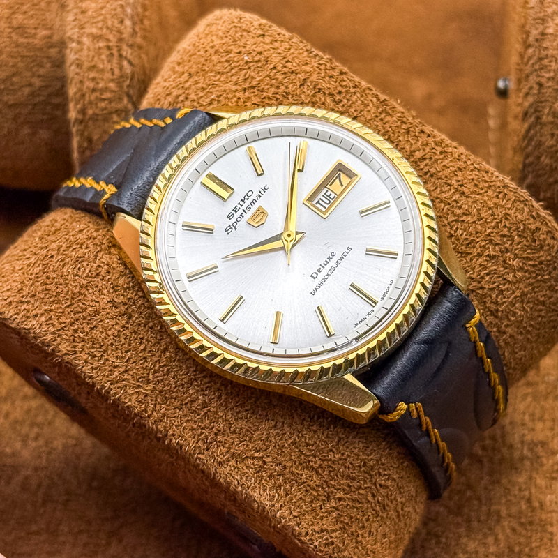 Seiko Seiko - Sportsmatic Deluxe [Near-Mint] 縁光 (Enkō) – Framed Light - No reserve price - 7619-7040 - Men - 1965 vintage watch - image 9