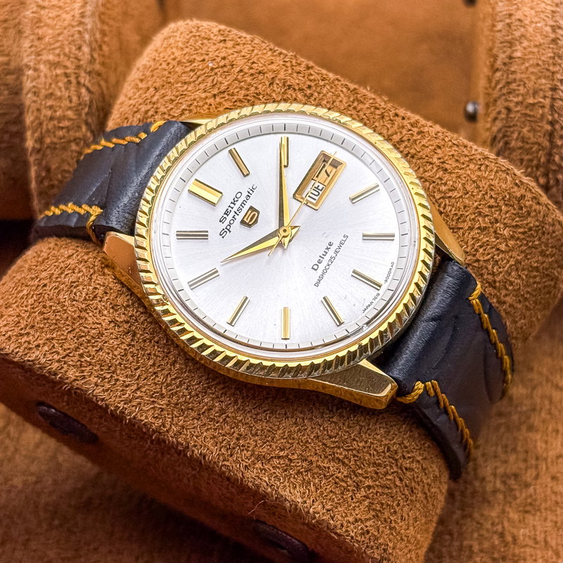 Seiko Seiko - Sportsmatic Deluxe [Near-Mint] 縁光 (Enkō) – Framed Light - No reserve price - 7619-7040 - Men - 1965 vintage watch - image 11