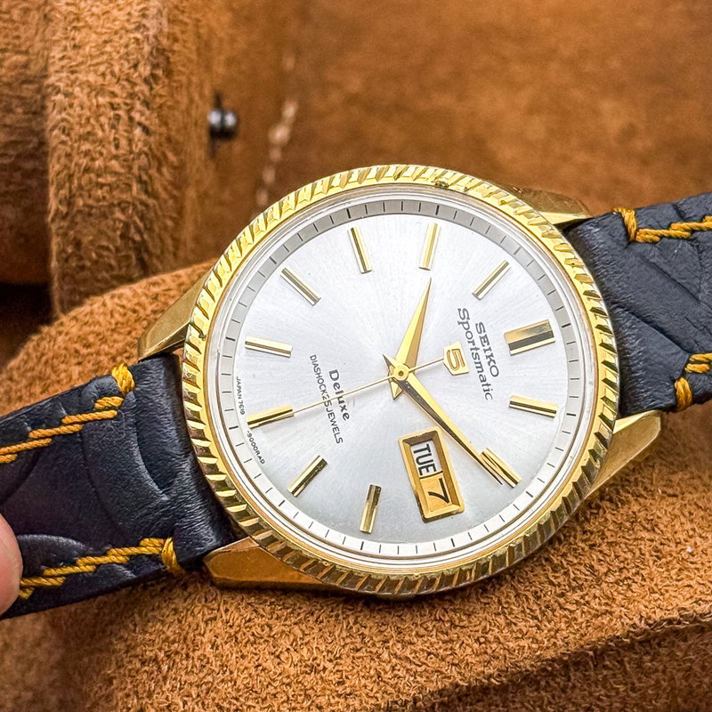 Seiko Seiko - Sportsmatic Deluxe [Near-Mint] 縁光 (Enkō) – Framed Light - No reserve price - 7619-7040 - Men - 1965 vintage watch - image 21