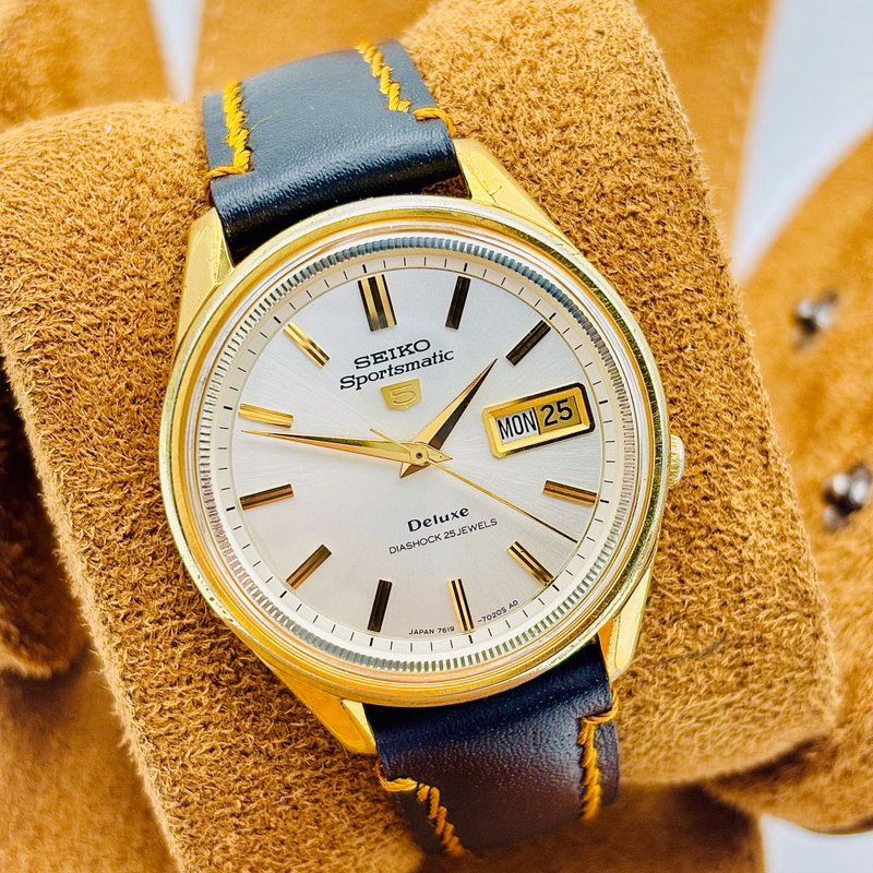 Seiko Seiko - Sportsmatic Deluxe 静耀 (Seiyō) – Quiet Radiance - No reserve price - 7619-7010 - Men - 1966 vintage watch - image 2