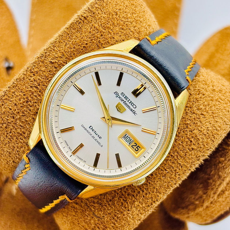 Seiko Seiko - Sportsmatic Deluxe 静耀 (Seiyō) – Quiet Radiance - No reserve price - 7619-7010 - Men - 1966 vintage watch - image 3