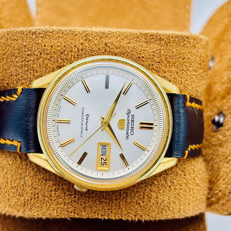 Seiko Seiko - Sportsmatic Deluxe 静耀 (Seiyō) – Quiet Radiance - No reserve price - 7619-7010 - Men - 1966 vintage watch - image 4