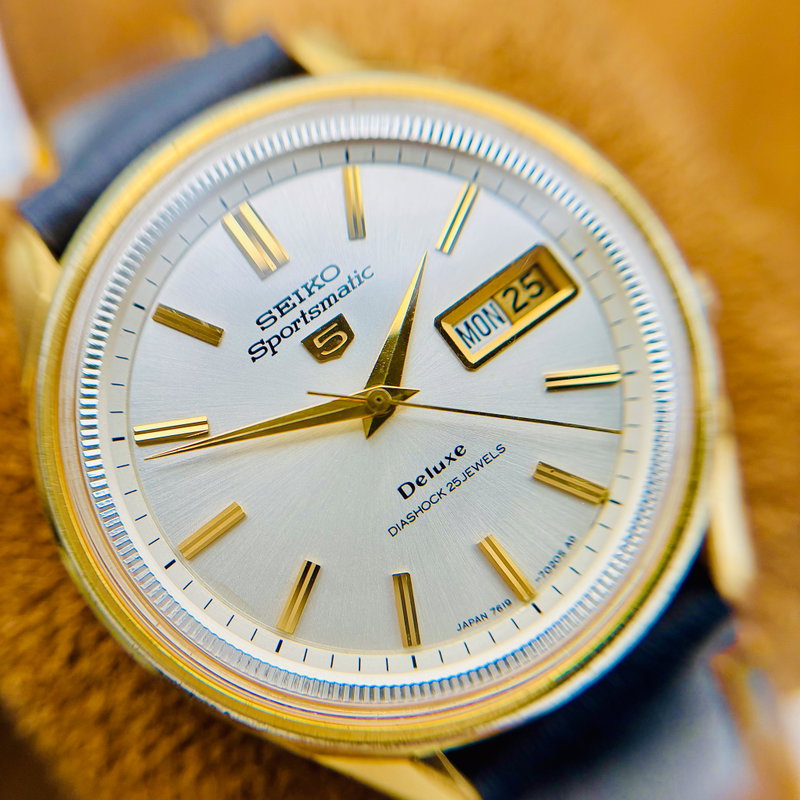 Seiko Seiko - Sportsmatic Deluxe 静耀 (Seiyō) – Quiet Radiance - No reserve price - 7619-7010 - Men - 1966 vintage watch - image 9