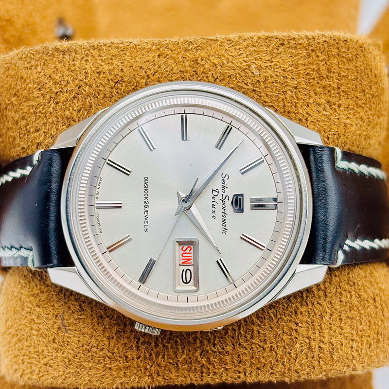 Seiko Seiko - Sportsmatic Deluxe 王月光 (Ō Gekkō) – Royal Moonlight - No reserve price - 7619-7010 - Men - 1965 vintage watch - image 4