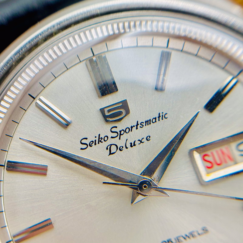 Seiko Seiko - Sportsmatic Deluxe 王月光 (Ō Gekkō) – Royal Moonlight - No reserve price - 7619-7010 - Men - 1965 vintage watch - image 6