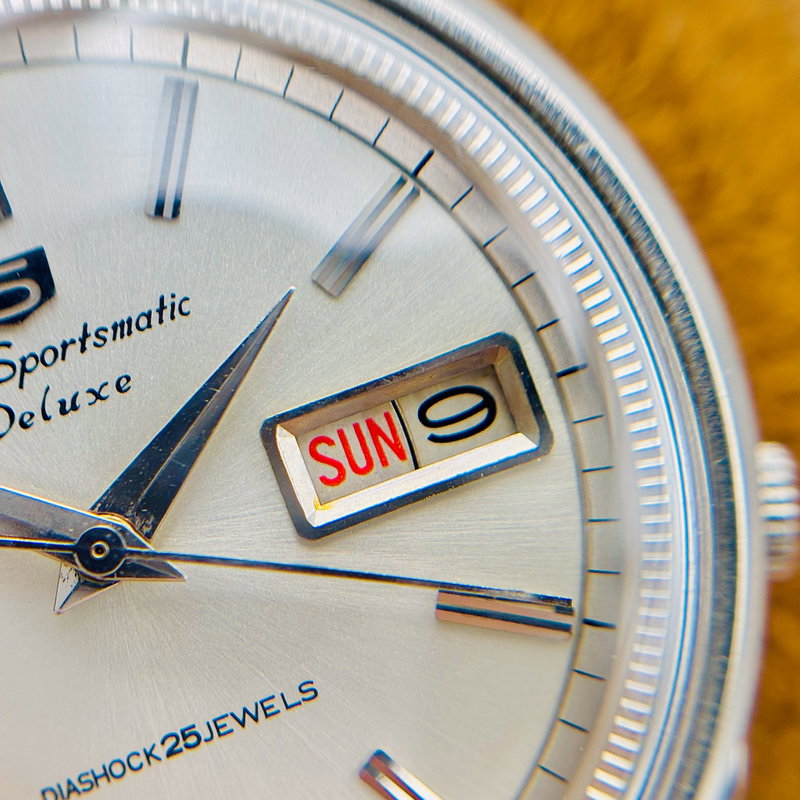 Seiko Seiko - Sportsmatic Deluxe 王月光 (Ō Gekkō) – Royal Moonlight - No reserve price - 7619-7010 - Men - 1965 vintage watch - image 8