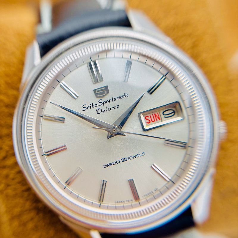 Seiko Seiko - Sportsmatic Deluxe 王月光 (Ō Gekkō) – Royal Moonlight - No reserve price - 7619-7010 - Men - 1965 vintage watch - image 9