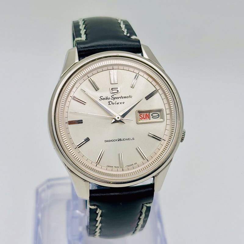 Seiko Seiko - Sportsmatic Deluxe 王月光 (Ō Gekkō) – Royal Moonlight - No reserve price - 7619-7010 - Men - 1965 vintage watch - image 15