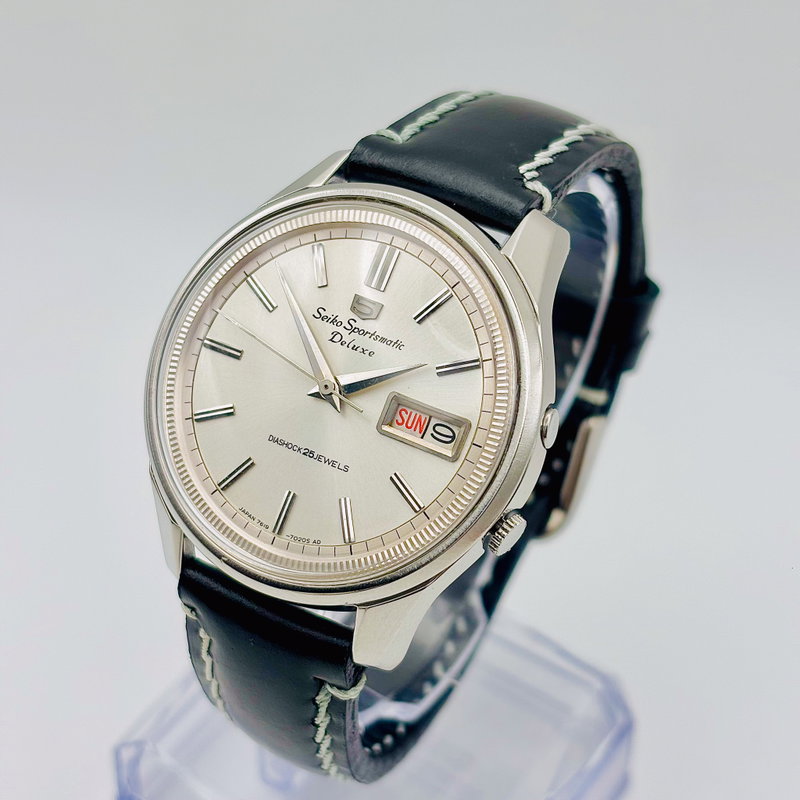 Seiko Seiko - Sportsmatic Deluxe 王月光 (Ō Gekkō) – Royal Moonlight - No reserve price - 7619-7010 - Men - 1965 vintage watch - image 16