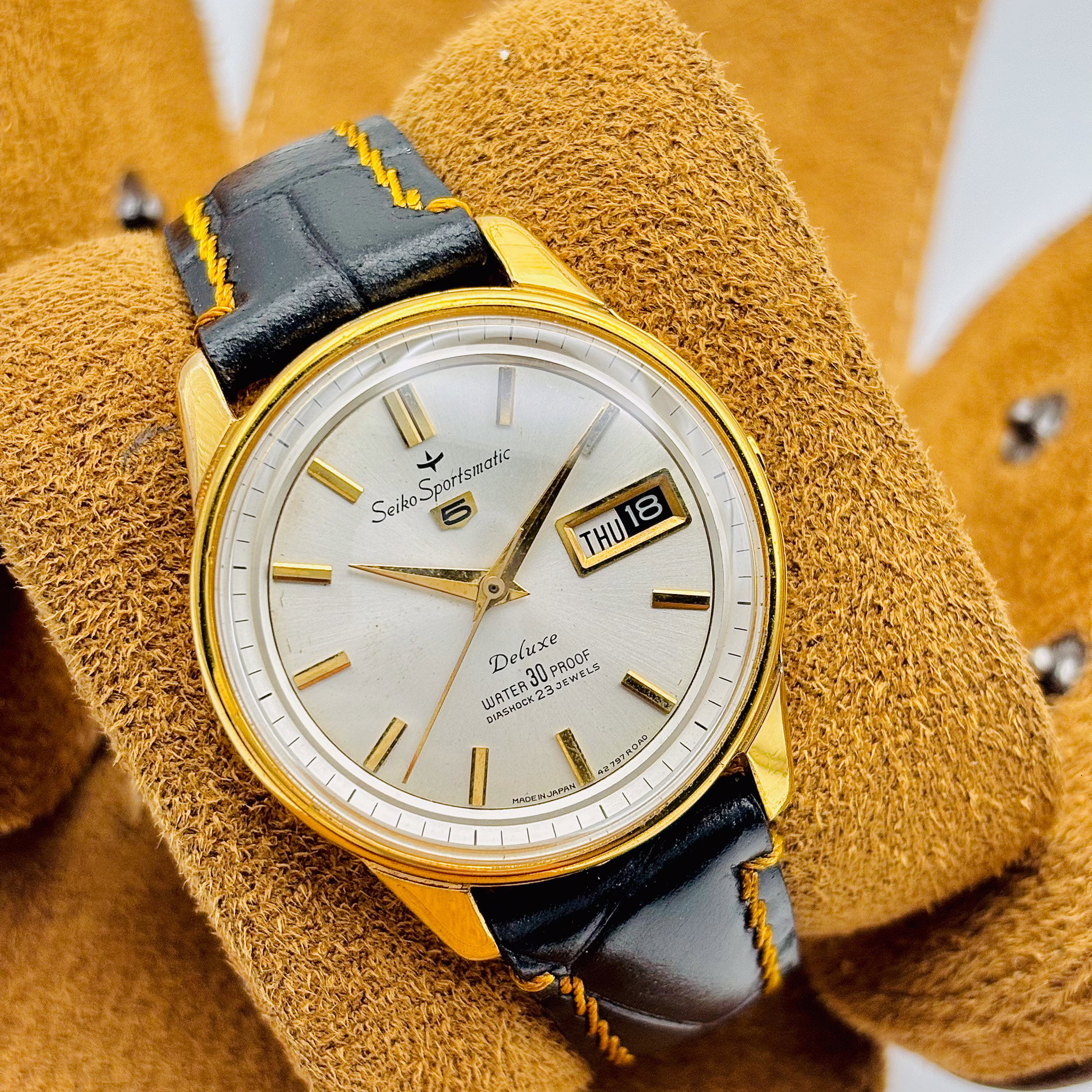 Seiko - Sportsmatic 5 Deluxe 王錦 (Ōnishiki) – Royal Brocade - No reserve price - 7606-7971 - Men - 1964