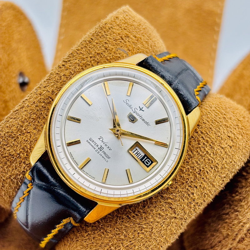 Seiko Seiko - Sportsmatic 5 Deluxe 王錦 (Ōnishiki) – Royal Brocade - No reserve price - 7606-7971 - Men - 1964 vintage watch - image 2
