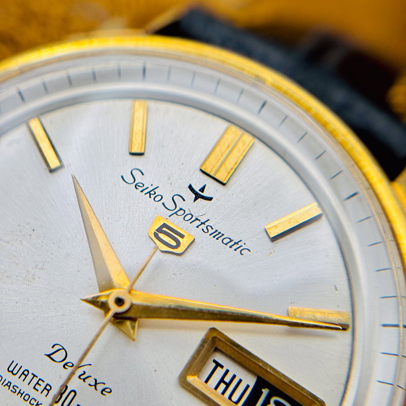 Seiko Seiko - Sportsmatic 5 Deluxe 王錦 (Ōnishiki) – Royal Brocade - No reserve price - 7606-7971 - Men - 1964 vintage watch - image 9