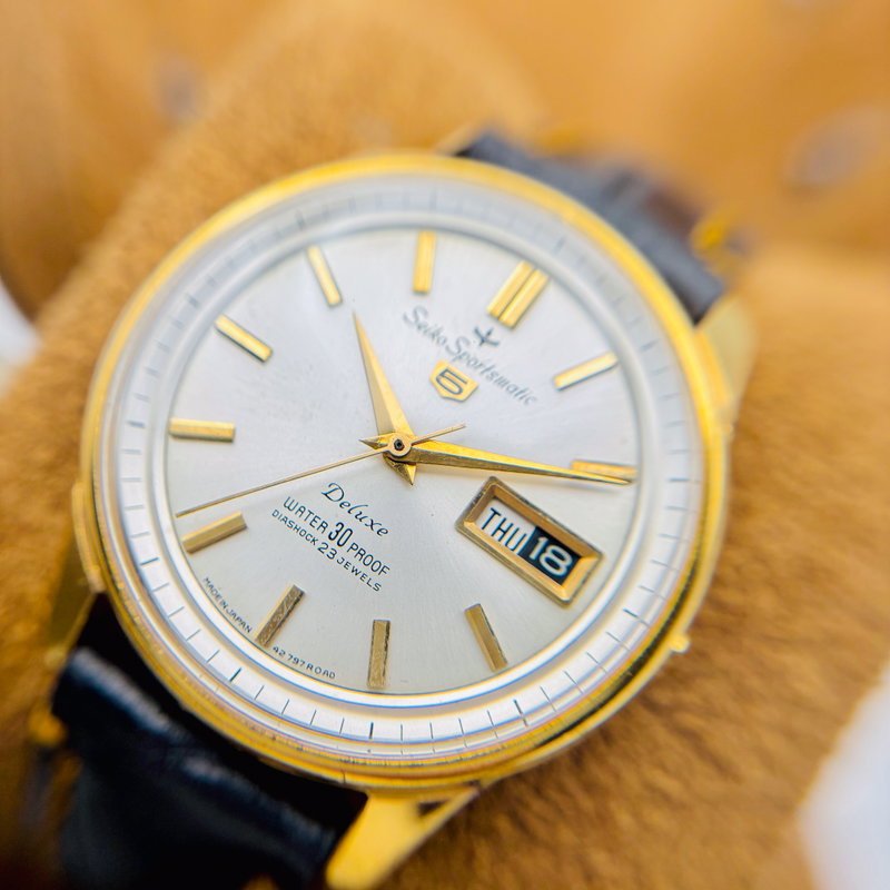 Seiko Seiko - Sportsmatic 5 Deluxe 王錦 (Ōnishiki) – Royal Brocade - No reserve price - 7606-7971 - Men - 1964 vintage watch - image 11
