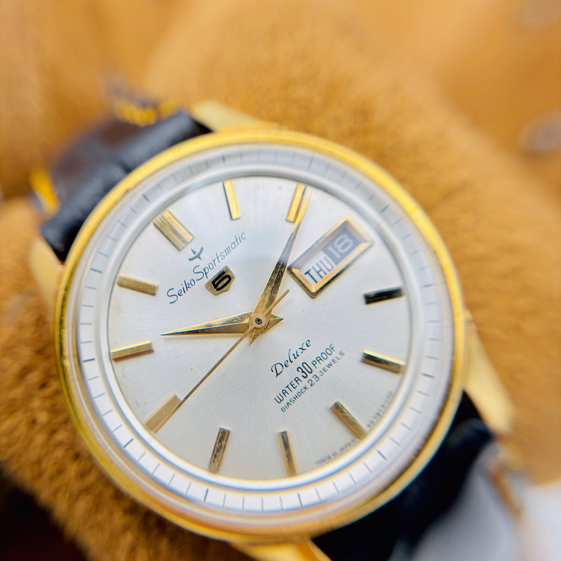 Seiko Seiko - Sportsmatic 5 Deluxe 王錦 (Ōnishiki) – Royal Brocade - No reserve price - 7606-7971 - Men - 1964 vintage watch - image 12