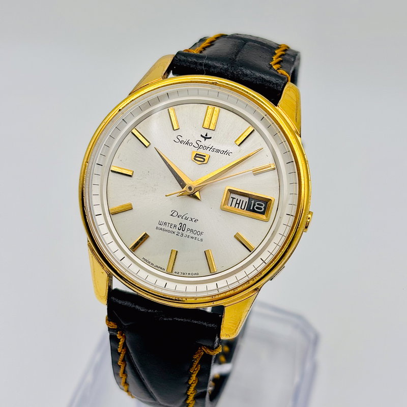 Seiko Seiko - Sportsmatic 5 Deluxe 王錦 (Ōnishiki) – Royal Brocade - No reserve price - 7606-7971 - Men - 1964 vintage watch - image 21
