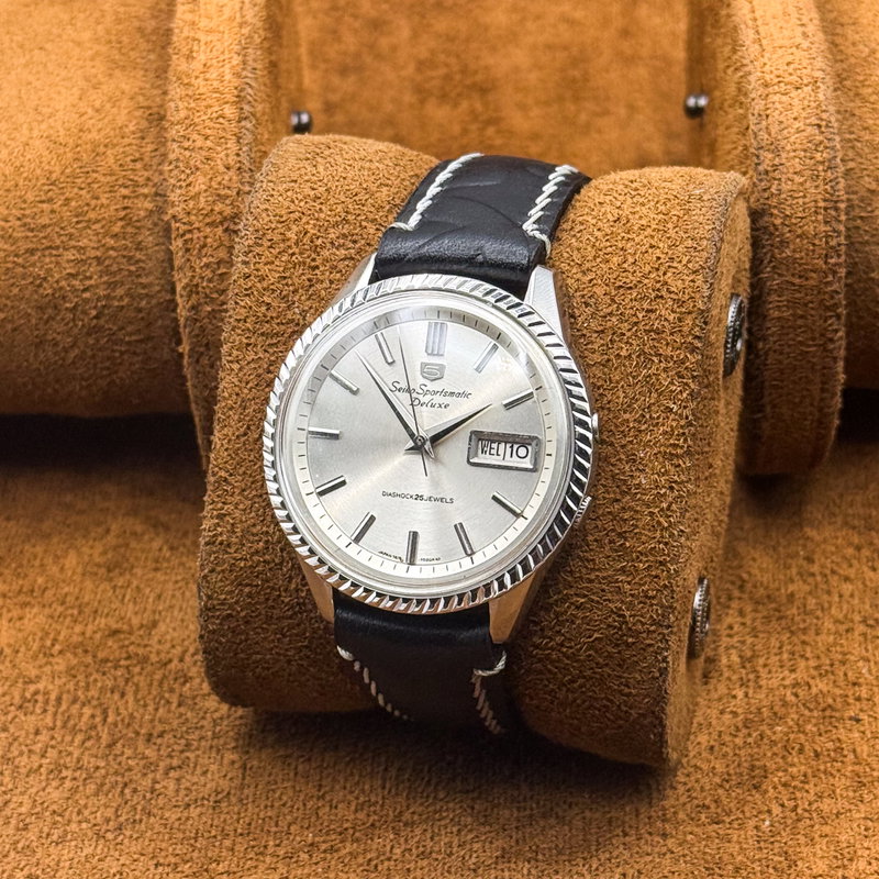 Seiko Seiko - Sportmatic Deluxe 影響 – Eikyō – Subtle Influence - No reserve price - 7619-7010 - Men - 1966 vintage watch - image 9