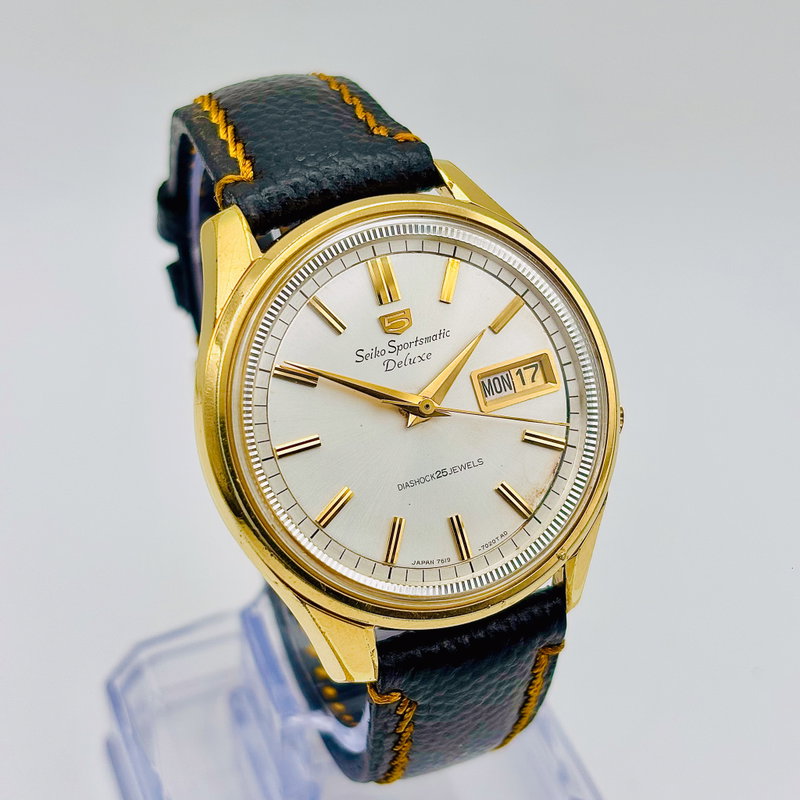 Seiko Seiko - Sportsmatic Deluxe 金耀 – Kin’yō – Golden Shine - No reserve price - 7619-7010 - Men - 1965 vintage watch - image 1