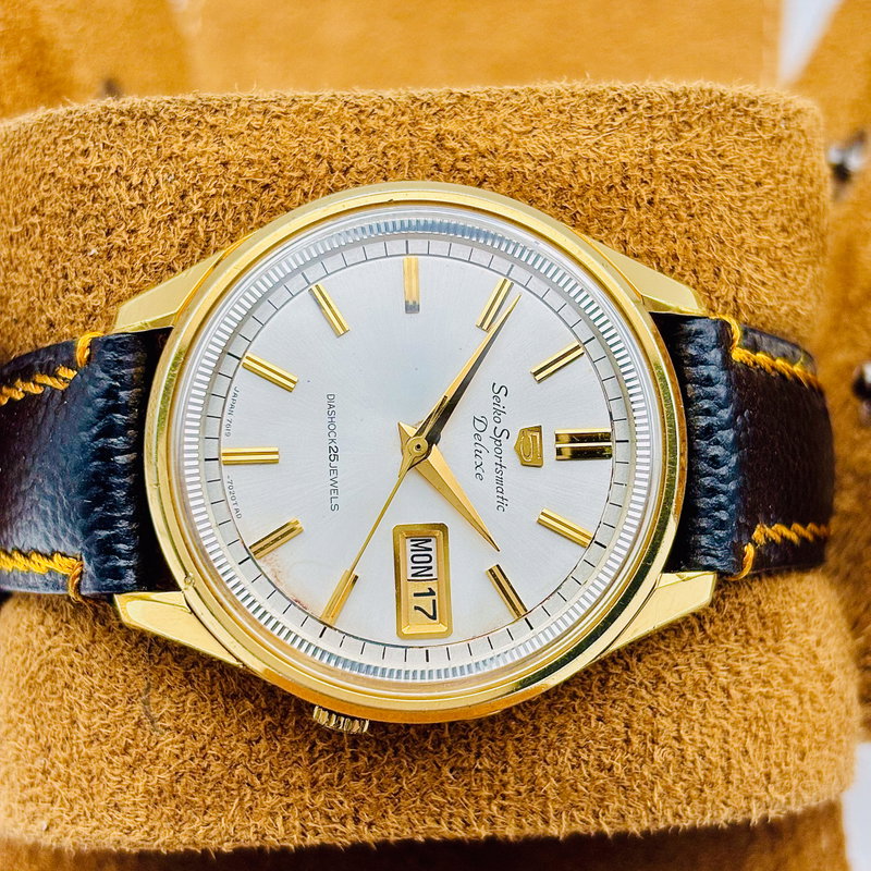 Seiko Seiko - Sportsmatic Deluxe 金耀 – Kin’yō – Golden Shine - No reserve price - 7619-7010 - Men - 1965 vintage watch - image 4