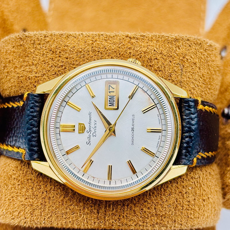Seiko Seiko - Sportsmatic Deluxe 金耀 – Kin’yō – Golden Shine - No reserve price - 7619-7010 - Men - 1965 vintage watch - image 5