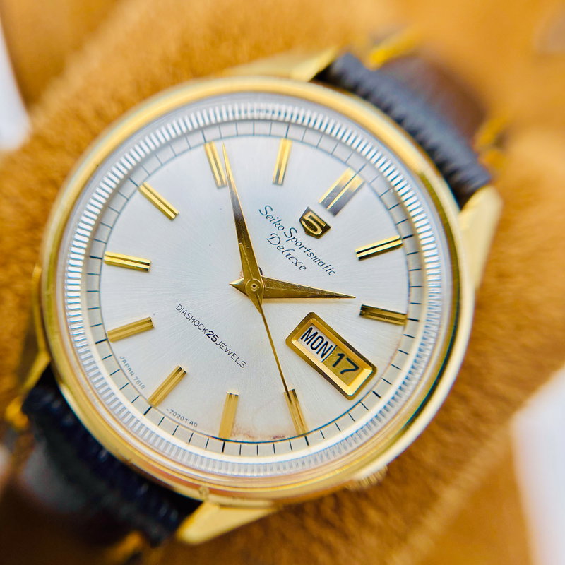 Seiko Seiko - Sportsmatic Deluxe 金耀 – Kin’yō – Golden Shine - No reserve price - 7619-7010 - Men - 1965 vintage watch - image 11