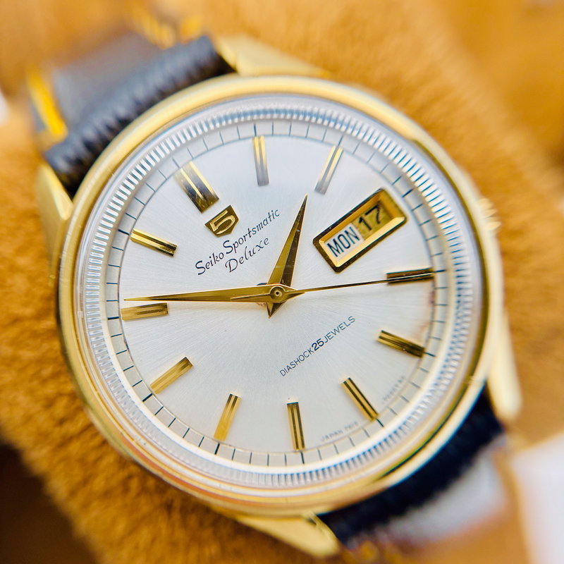 Seiko Seiko - Sportsmatic Deluxe 金耀 – Kin’yō – Golden Shine - No reserve price - 7619-7010 - Men - 1965 vintage watch - image 12