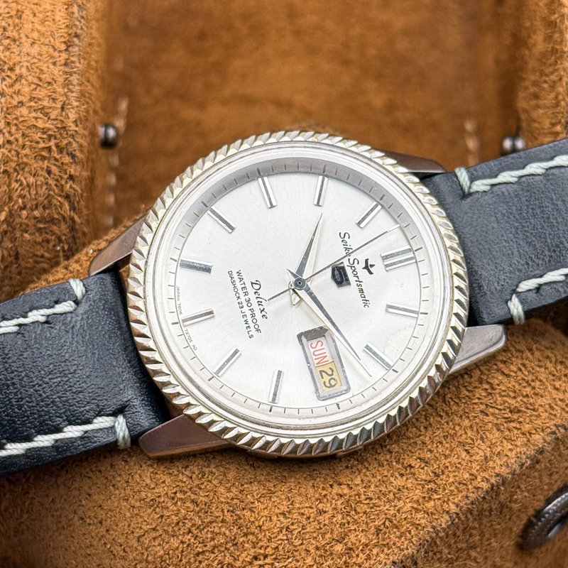 Seiko Seiko - Sportsmatic 5 Deluxe - No reserve price - 7606-7971 - Men - 1964 vintage watch - image 24
