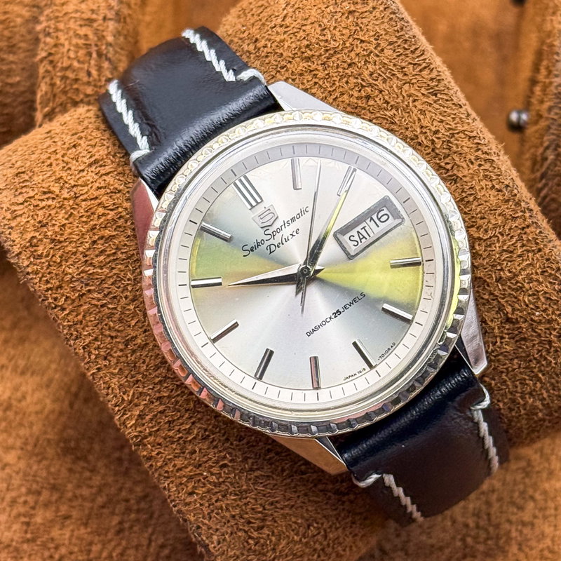 Seiko Seiko - Sportmatic Deluxe 榮環 – Eikan – Circle of Honor - No reserve price - 7619-7050 - Men - 1965 vintage watch - image 14