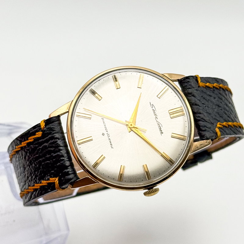 Seiko Seiko - Liner "14K GOLD-FILLED" - No reserve price - J15001E - Men - 1962 vintage watch - image 9