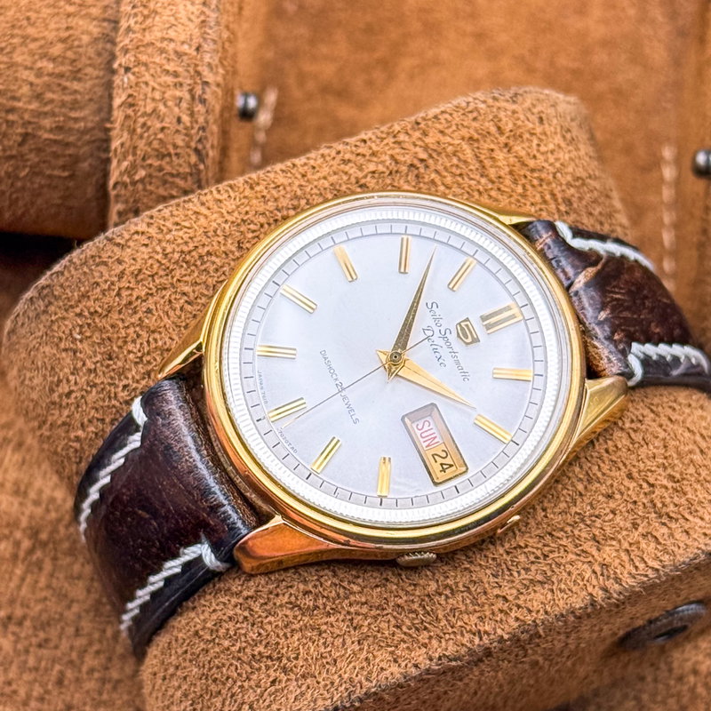 Seiko Seiko - Sportmatic Deluxe 金月 (Kintsuki) – Golden Moon - No reserve price - 7619-7010 - Men - 1965 vintage watch - image 13