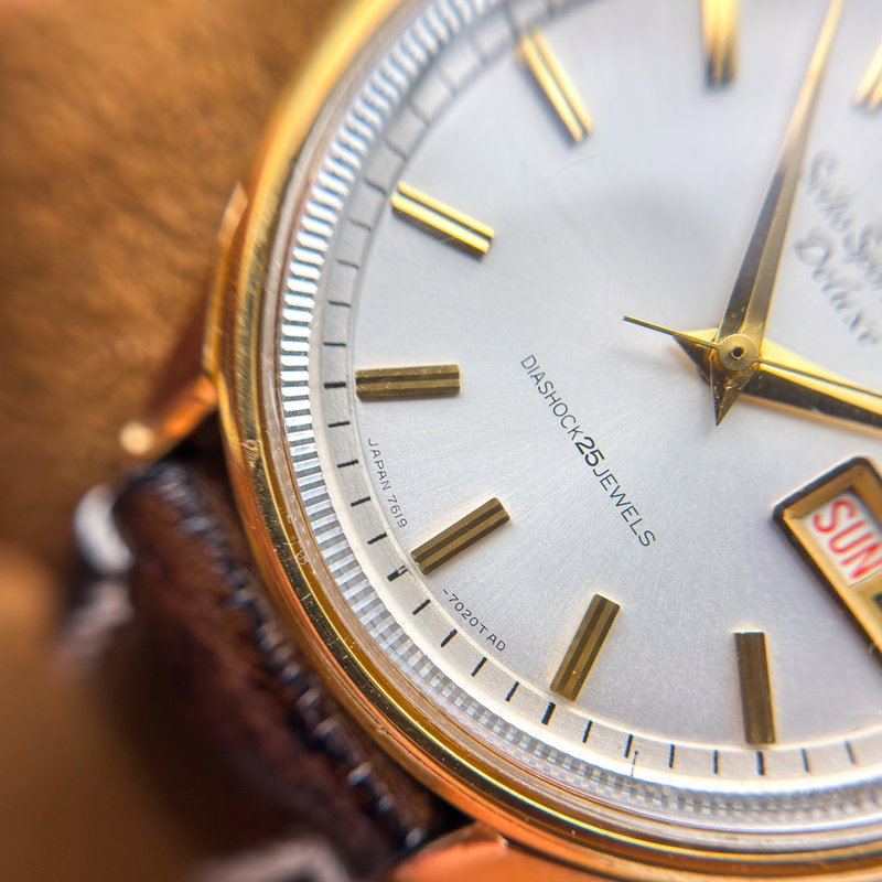 Seiko Seiko - Sportmatic Deluxe 金月 (Kintsuki) – Golden Moon - No reserve price - 7619-7010 - Men - 1965 vintage watch - image 18