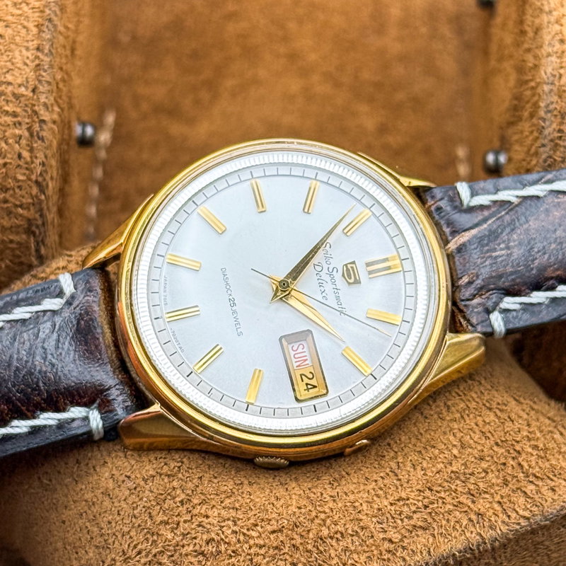 Seiko Seiko - Sportmatic Deluxe 金月 (Kintsuki) – Golden Moon - No reserve price - 7619-7010 - Men - 1965 vintage watch - image 22